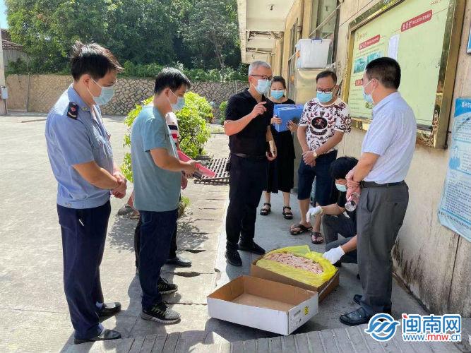 南安市市场监督管理局领导带队检查进口冷链食品生产企业